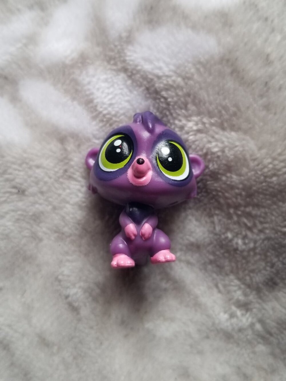 Littlest Pet Shop Maury Suricat Meerkat #4144 Purple Mini Figure Pet Fest